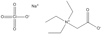 Molecular Structure of 88390-03-8 (Ethanaminium, N-(carboxymethyl)-N,N-diethyl-, perchlorate, sodiumsalt)